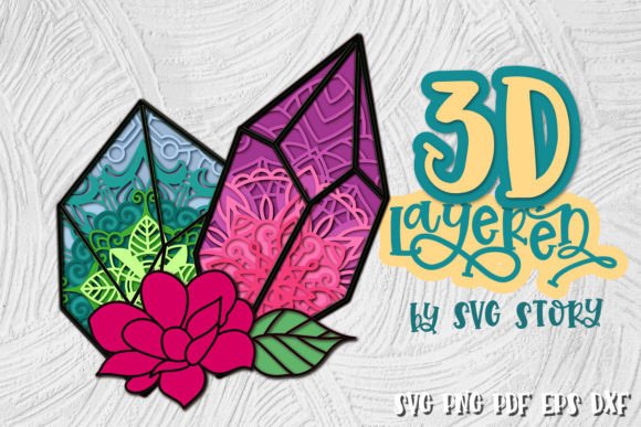 3D Gemstones 05 Layered SVG Design: A Strategic Tool for Creative Professionals and Entrepreneurs