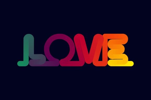 3D Love Text Vector: A Modern Design Solution for Creative Projects