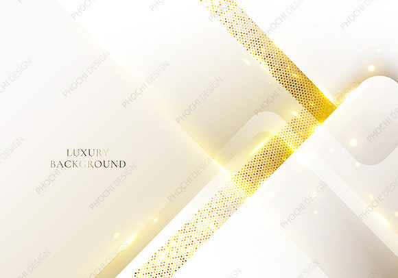 3D Modern Luxury Triangles Golden Line: A Premium Design Asset