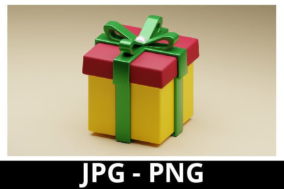 3D Rendered Christmas Gift for Christmas: A Creative Solution for Festive Design Projects