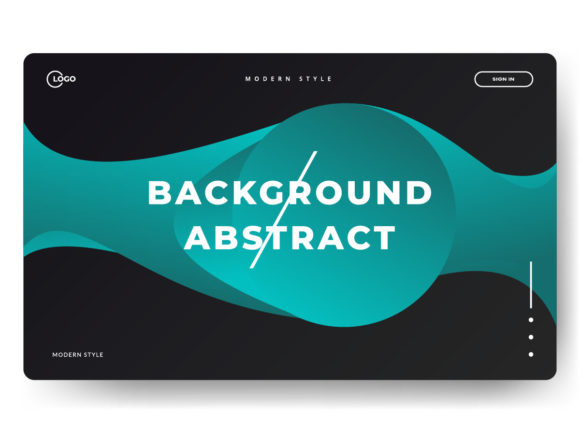 Green Black Abstract Background Minimal: A Dynamic Design Choice