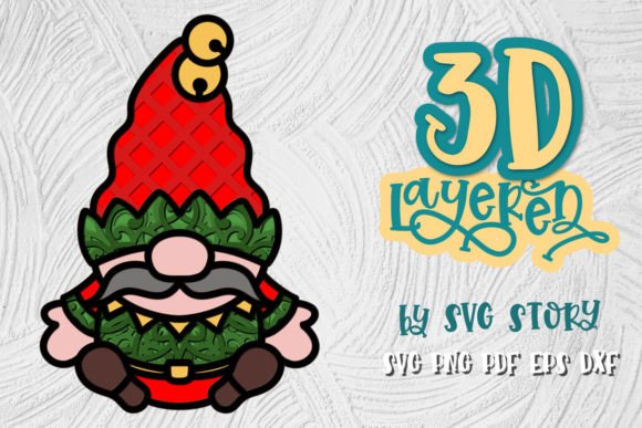 How the 3D Christmas Gnome 01 Layered Design is Shaping Modern Creative Workflows