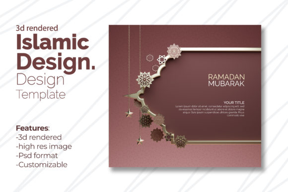 Islamic Design of Ramadan Mubarak