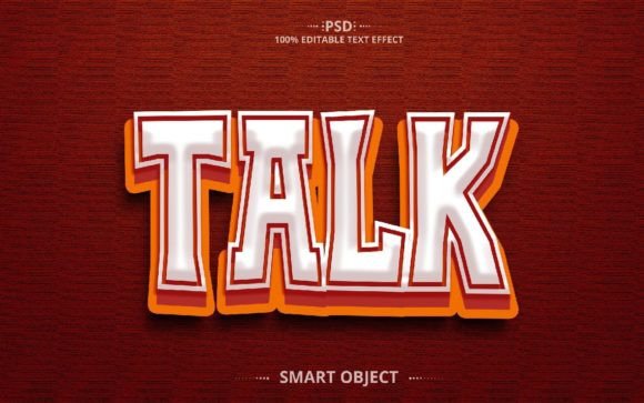 Talk 3D PSD Best Text Effect Design: A Practical Tool for Creative Workflows