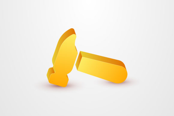Yellow Hammer the Craft Tool 3D Design for Modern Projects